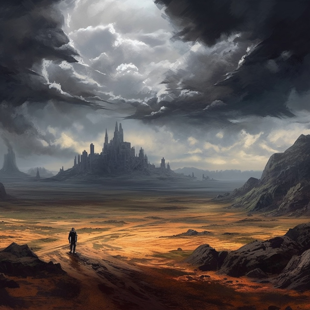 dark fantasy landscape